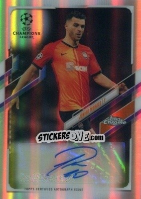 Sticker Júnior Moraes - UEFA Champions League Chrome 2020-2021 n. CA-JM - Topps