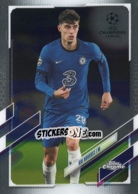 Sticker Kai Havertz - UEFA Champions League Chrome 2020-2021 - Topps