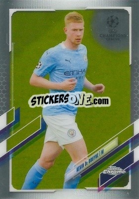 Sticker Kevin De Bruyne - UEFA Champions League Chrome 2020-2021 n. 18 - Topps