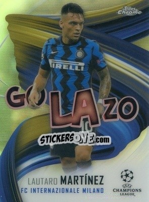 Sticker Lautaro Martínez - UEFA Champions League Chrome 2020-2021 - Topps