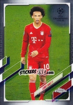 Sticker Leroy Sané - UEFA Champions League Chrome 2020-2021 n. 62 - Topps