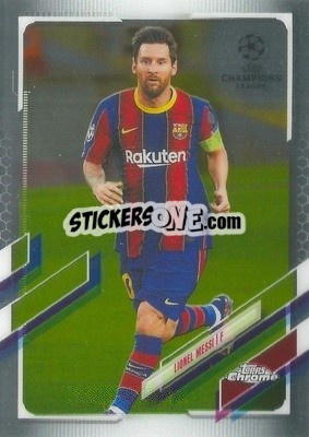 Sticker Lionel Messi - UEFA Champions League Chrome 2020-2021 n. 1 - Topps