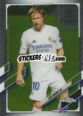 Sticker Luka Modric - UEFA Champions League Chrome 2020-2021 - Topps
