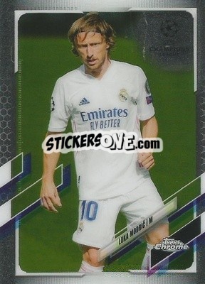 Sticker Luka Modric - UEFA Champions League Chrome 2020-2021 n. 75 - Topps
