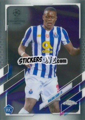 Sticker Malang Sarr - UEFA Champions League Chrome 2020-2021 n. 36 - Topps
