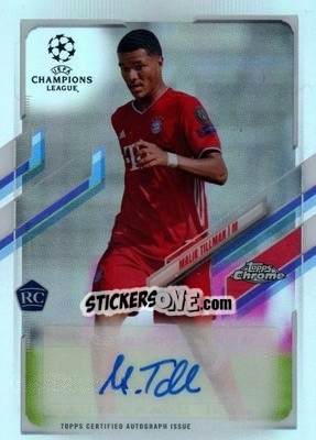 Sticker Malik Tillman - UEFA Champions League Chrome 2020-2021 n. CA-MTL - Topps