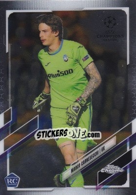 Sticker Marco Carnesecchi - UEFA Champions League Chrome 2020-2021 n. 86 - Topps