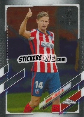 Sticker Marcos Llorente - UEFA Champions League Chrome 2020-2021 n. 54 - Topps