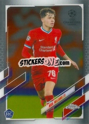 Sticker Neco Williams - UEFA Champions League Chrome 2020-2021 n. 94 - Topps