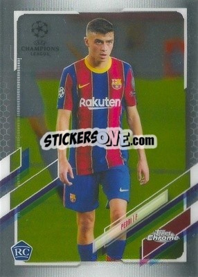 Sticker Pedri - UEFA Champions League Chrome 2020-2021 n. 61 - Topps