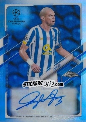 Sticker Pepe - UEFA Champions League Chrome 2020-2021 n. CA-PP - Topps
