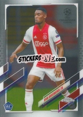 Sticker Ryan Gravenberch - UEFA Champions League Chrome 2020-2021 - Topps