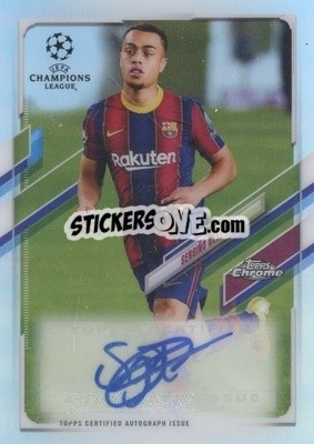 Sticker Sergiño Dest - UEFA Champions League Chrome 2020-2021 n. CA-SD - Topps