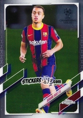 Sticker Sergiño Dest - UEFA Champions League Chrome 2020-2021 - Topps