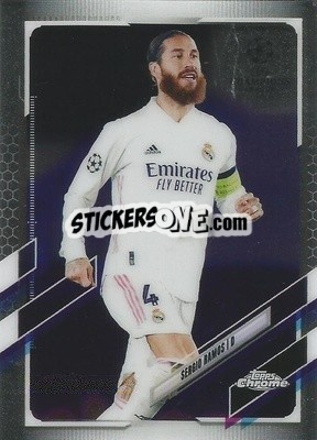Sticker Sergio Ramos - UEFA Champions League Chrome 2020-2021 - Topps