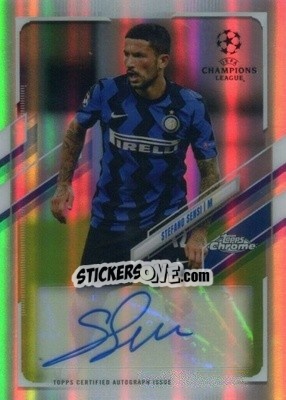Sticker Stefano Sensi - UEFA Champions League Chrome 2020-2021 n. CA-SNS - Topps