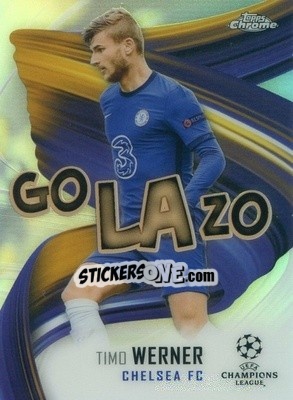 Sticker Timo Werner - UEFA Champions League Chrome 2020-2021 n. GOL-TW - Topps
