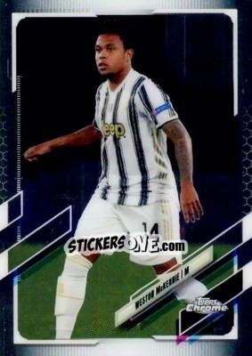 Sticker Weston McKennie - UEFA Champions League Chrome 2020-2021 n. 79 - Topps