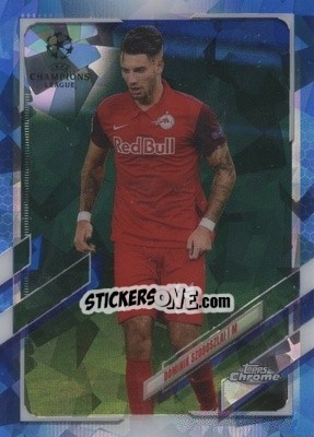 Sticker Dominik Szoboszlai - UEFA Champions League Chrome 2020-2021. Sapphire Edition - Topps