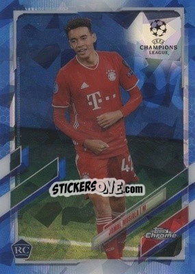 Sticker Jamal Musiala - UEFA Champions League Chrome 2020-2021. Sapphire Edition n. 81 - Topps