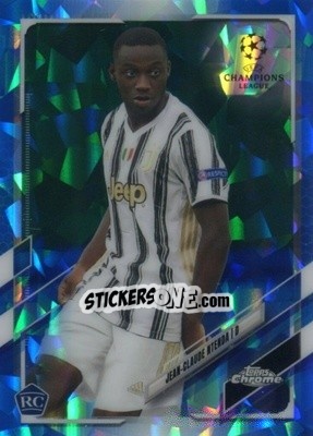 Sticker Jean-Claude Ntenda - UEFA Champions League Chrome 2020-2021. Sapphire Edition n. 90 - Topps
