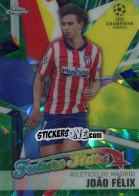 Figurina Joao Felix - UEFA Champions League Chrome 2020-2021. Sapphire Edition - Topps