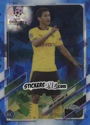 Sticker Jude Bellingham - UEFA Champions League Chrome 2020-2021. Sapphire Edition - Topps