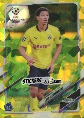 Sticker Jude Bellingham - UEFA Champions League Chrome 2020-2021. Sapphire Edition n. 68y - Topps