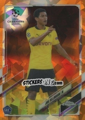 Sticker Jude Bellingham - UEFA Champions League Chrome 2020-2021. Sapphire Edition - Topps