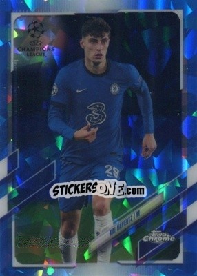 Sticker Kai Havertz - UEFA Champions League Chrome 2020-2021. Sapphire Edition n. 20 - Topps