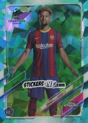 Sticker Konrad de la Fuente - UEFA Champions League Chrome 2020-2021. Sapphire Edition n. 58a - Topps
