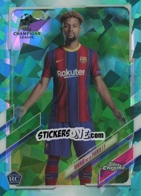 Sticker Konrad de la Fuente - UEFA Champions League Chrome 2020-2021. Sapphire Edition - Topps