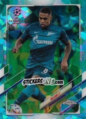 Sticker Malcom - UEFA Champions League Chrome 2020-2021. Sapphire Edition n. 41a - Topps