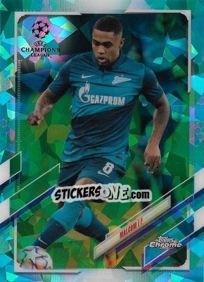 Figurina Malcom - UEFA Champions League Chrome 2020-2021. Sapphire Edition - Topps