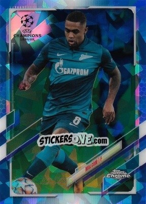 Sticker Malcom - UEFA Champions League Chrome 2020-2021. Sapphire Edition n. 41 - Topps