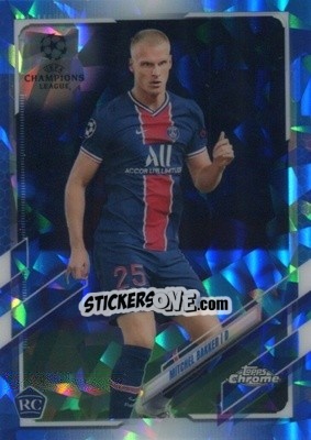 Sticker Mitchel Bakker - UEFA Champions League Chrome 2020-2021. Sapphire Edition - Topps