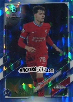 Sticker Neco Williams - UEFA Champions League Chrome 2020-2021. Sapphire Edition - Topps