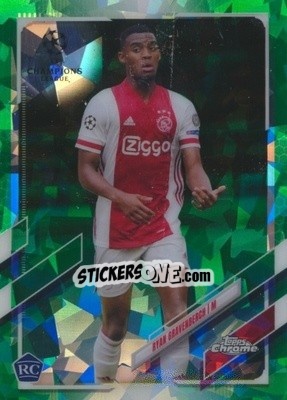 Sticker Ryan Gravenberch - UEFA Champions League Chrome 2020-2021. Sapphire Edition n. 98g - Topps