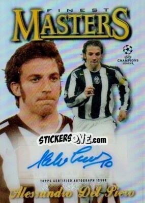 Figurina Alessandro Del Piero - UEFA Champions League Finest 2020-2021 - Topps