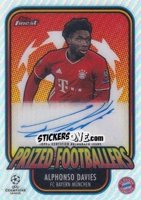 Sticker Alphonso Davies - UEFA Champions League Finest 2020-2021 n. PFF-AD-au - Topps