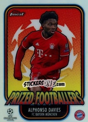 Sticker Alphonso Davies - UEFA Champions League Finest 2020-2021 n. PF-AD - Topps