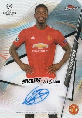 Sticker Axel Tuanzebe - UEFA Champions League Finest 2020-2021 n. FA-AXT - Topps