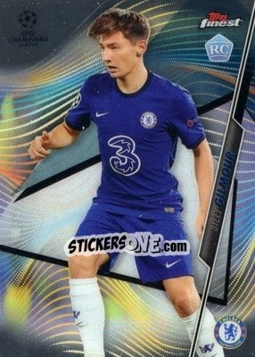 Sticker Billy Gilmour - UEFA Champions League Finest 2020-2021 n. 20 - Topps