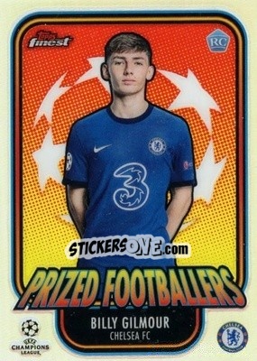 Sticker Billy Gilmour - UEFA Champions League Finest 2020-2021 - Topps