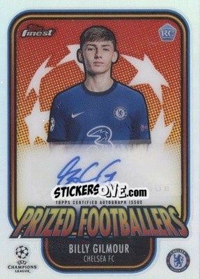 Sticker Billy Gilmour - UEFA Champions League Finest 2020-2021 n. PFF-BG-au - Topps