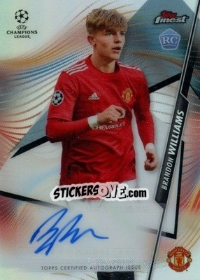 Sticker Brandon Williams - UEFA Champions League Finest 2020-2021 n. FA-BW - Topps