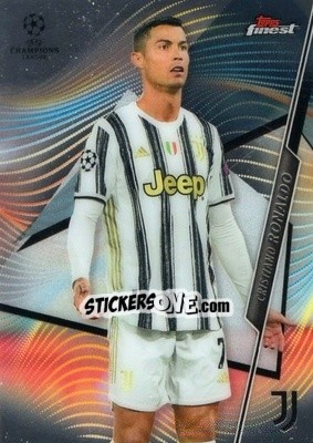 Sticker Cristiano Ronaldo - UEFA Champions League Finest 2020-2021 n. 1 - Topps