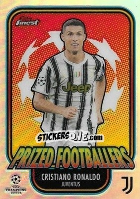 Sticker Cristiano Ronaldo - UEFA Champions League Finest 2020-2021 n. PF-CR - Topps