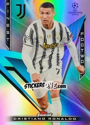 Sticker Cristiano Ronaldo - UEFA Champions League Finest 2020-2021 n. FF-7 - Topps