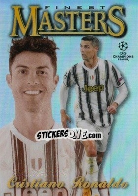 Sticker Cristiano Ronaldo - UEFA Champions League Finest 2020-2021 n. 97F-CR - Topps